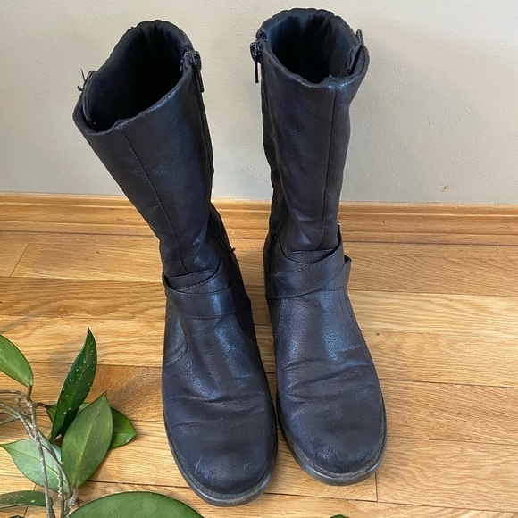 Bare TRAPS SHANTAL BOOTS Black Mid Calf Size 9.5 - Picture 4 of 12